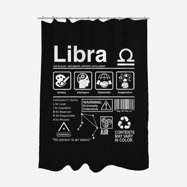 Libra Label-None-Polyester-Shower Curtain-DrMonekers