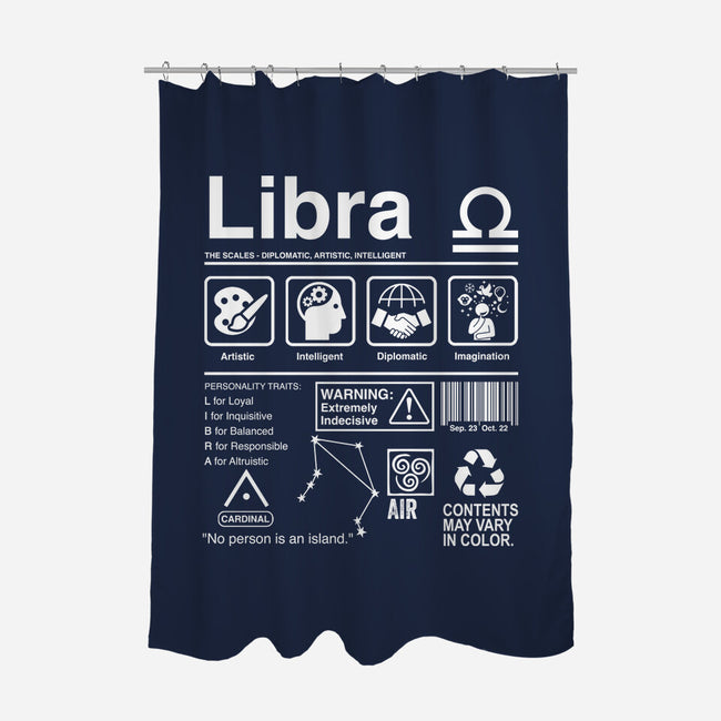 Libra Label-None-Polyester-Shower Curtain-DrMonekers