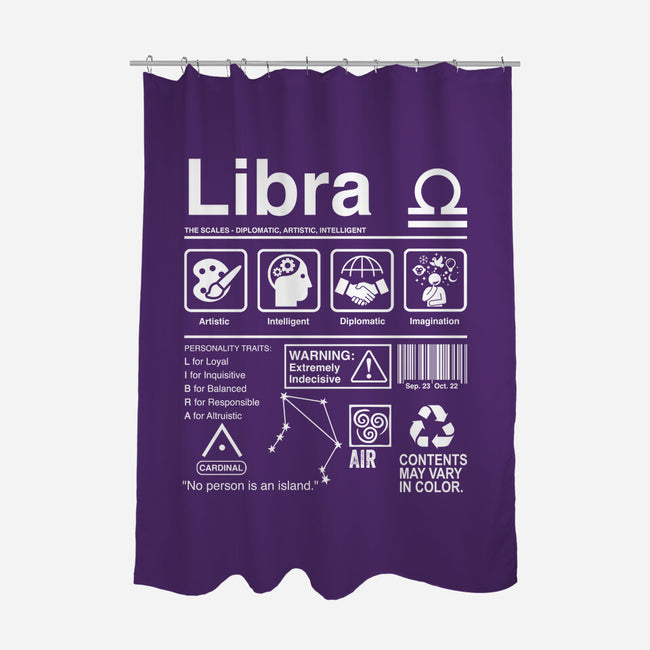 Libra Label-None-Polyester-Shower Curtain-DrMonekers