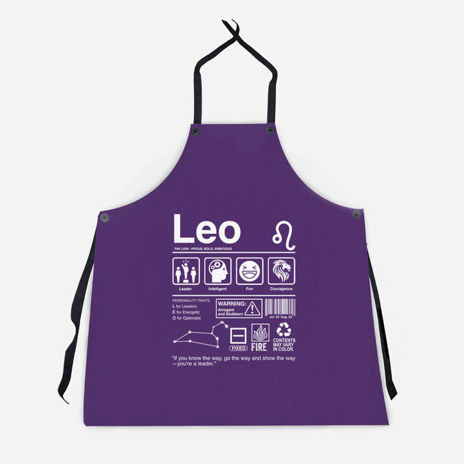 Leo Label-Unisex-Kitchen-Apron-DrMonekers