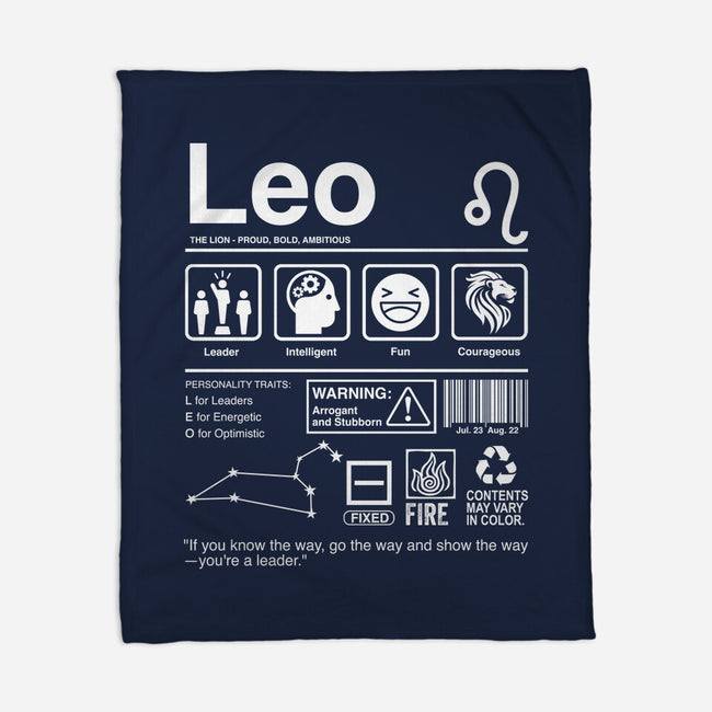 Leo Label-None-Fleece-Blanket-DrMonekers