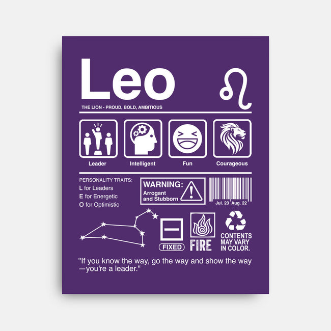 Leo Label-None-Stretched-Canvas-DrMonekers