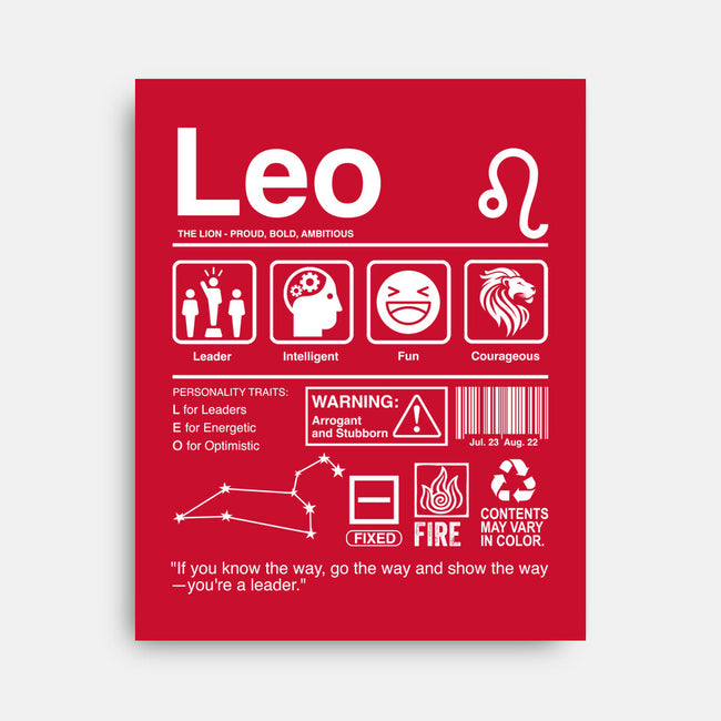 Leo Label-None-Stretched-Canvas-DrMonekers