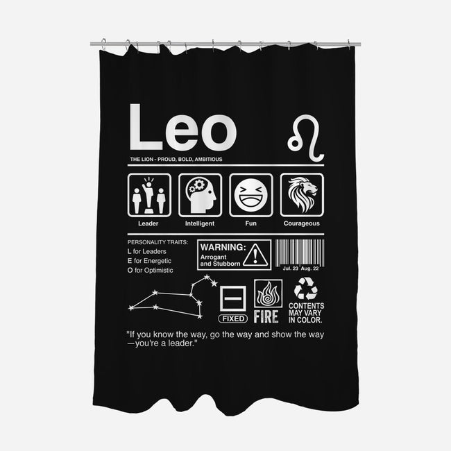 Leo Label-None-Polyester-Shower Curtain-DrMonekers