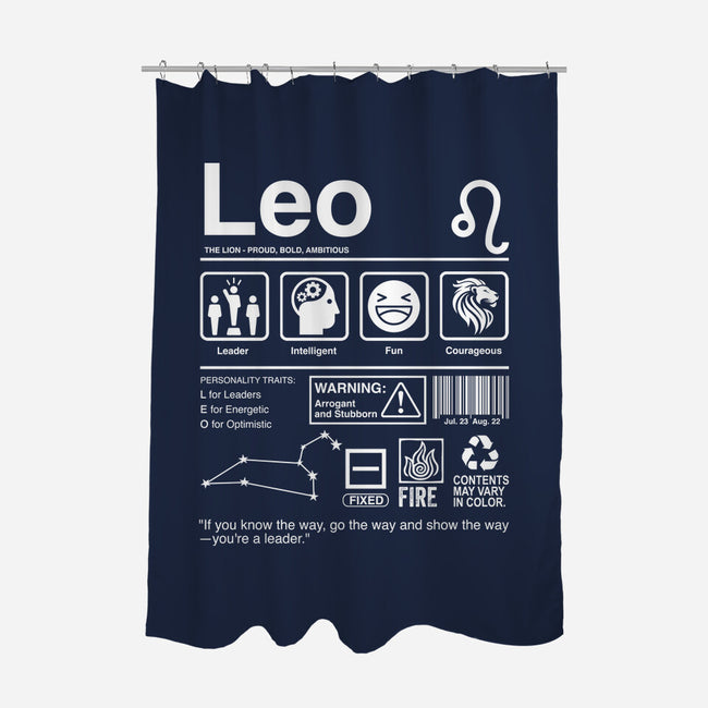 Leo Label-None-Polyester-Shower Curtain-DrMonekers