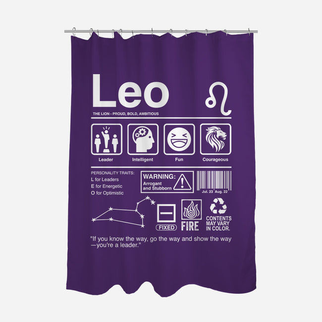 Leo Label-None-Polyester-Shower Curtain-DrMonekers