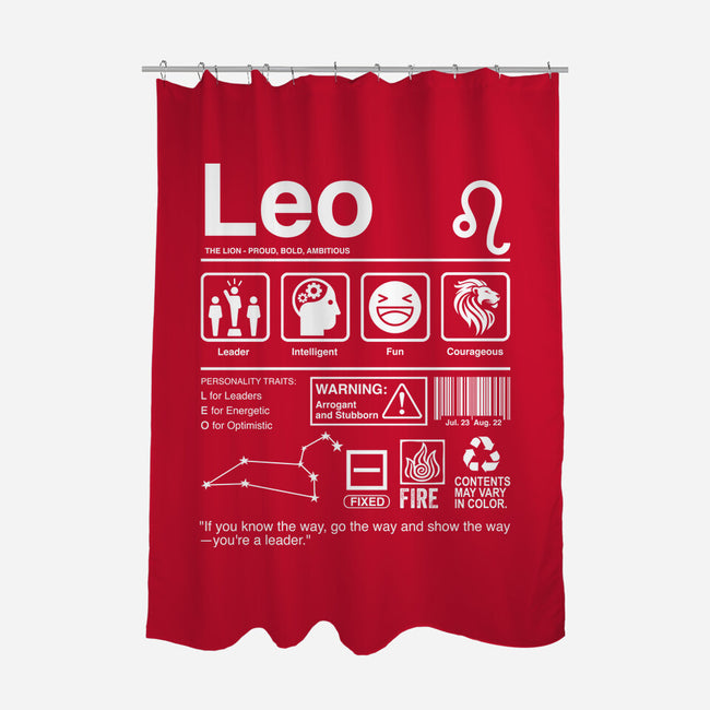 Leo Label-None-Polyester-Shower Curtain-DrMonekers