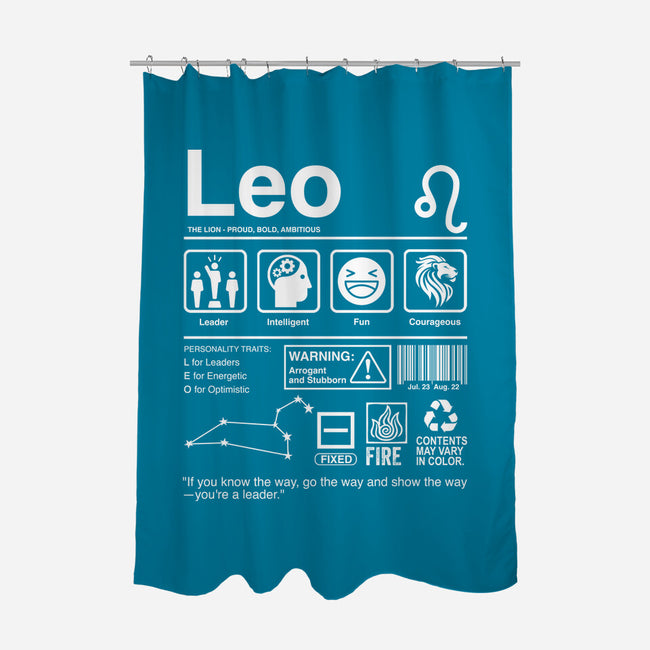 Leo Label-None-Polyester-Shower Curtain-DrMonekers
