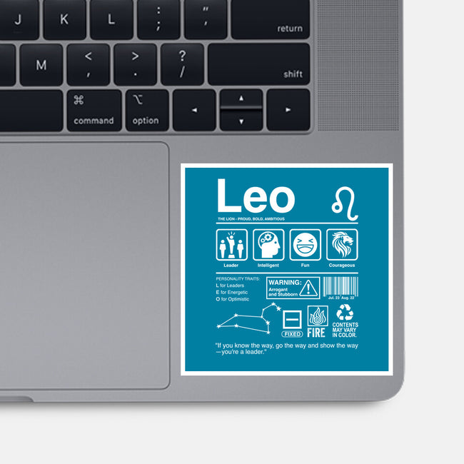 Leo Label-None-Glossy-Sticker-DrMonekers