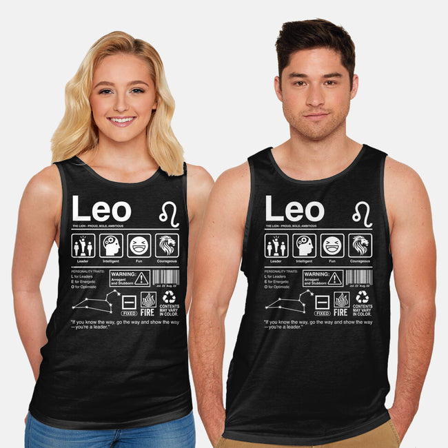 Leo Label-Unisex-Basic-Tank-DrMonekers