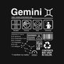 Gemini Label-None-Polyester-Shower Curtain-DrMonekers