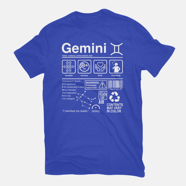 Gemini Label-Unisex-Basic-Tee-DrMonekers