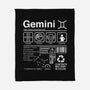 Gemini Label-None-Fleece-Blanket-DrMonekers