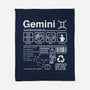 Gemini Label-None-Fleece-Blanket-DrMonekers
