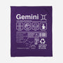 Gemini Label-None-Fleece-Blanket-DrMonekers