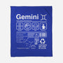 Gemini Label-None-Fleece-Blanket-DrMonekers