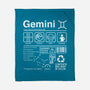 Gemini Label-None-Fleece-Blanket-DrMonekers