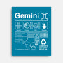 Gemini Label-None-Stretched-Canvas-DrMonekers