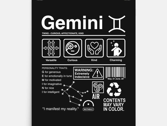 Gemini Label