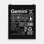 Gemini Label-None-Matte-Poster-DrMonekers