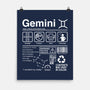 Gemini Label-None-Matte-Poster-DrMonekers