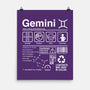 Gemini Label-None-Matte-Poster-DrMonekers