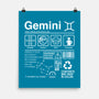 Gemini Label-None-Matte-Poster-DrMonekers