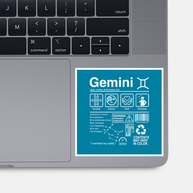Gemini Label-None-Glossy-Sticker-DrMonekers