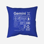 Gemini Label-None-Removable Cover w Insert-Throw Pillow-DrMonekers