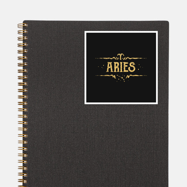 Vintage Aries-None-Glossy-Sticker-kg07