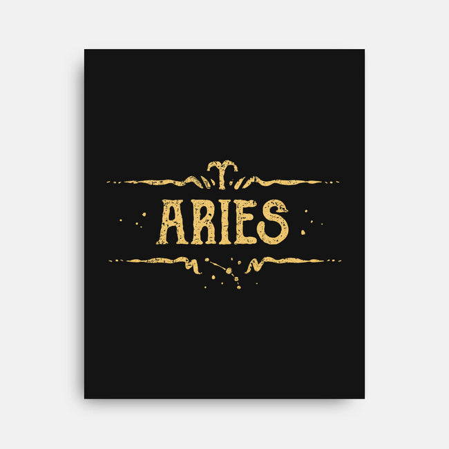 Vintage Aries-None-Stretched-Canvas-kg07