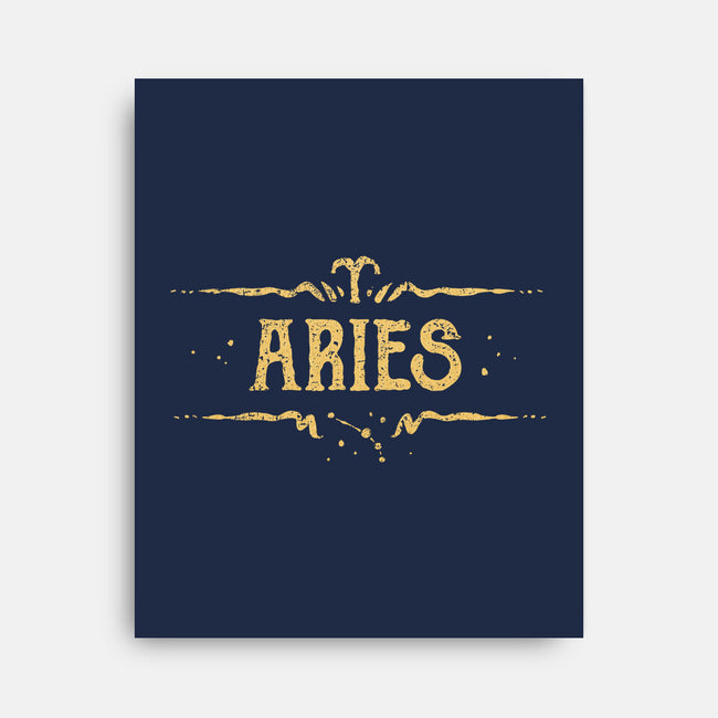 Vintage Aries-None-Stretched-Canvas-kg07