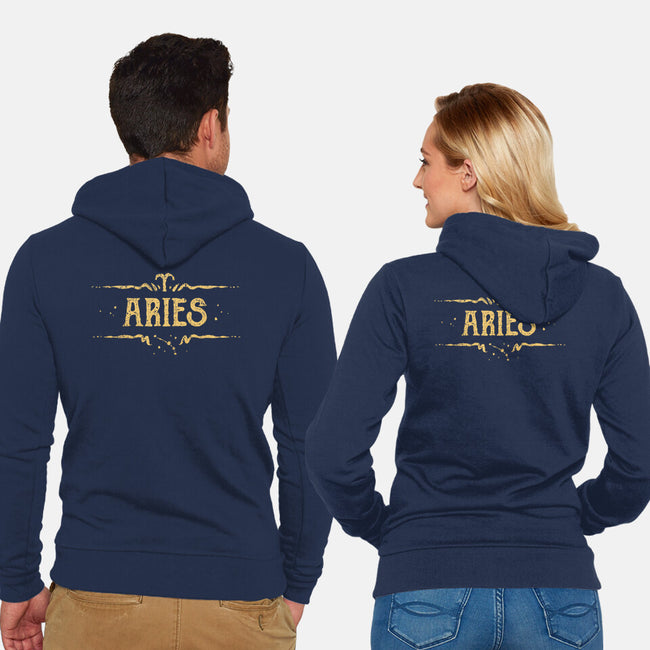 Vintage Aries-Unisex-Zip-Up-Sweatshirt-kg07