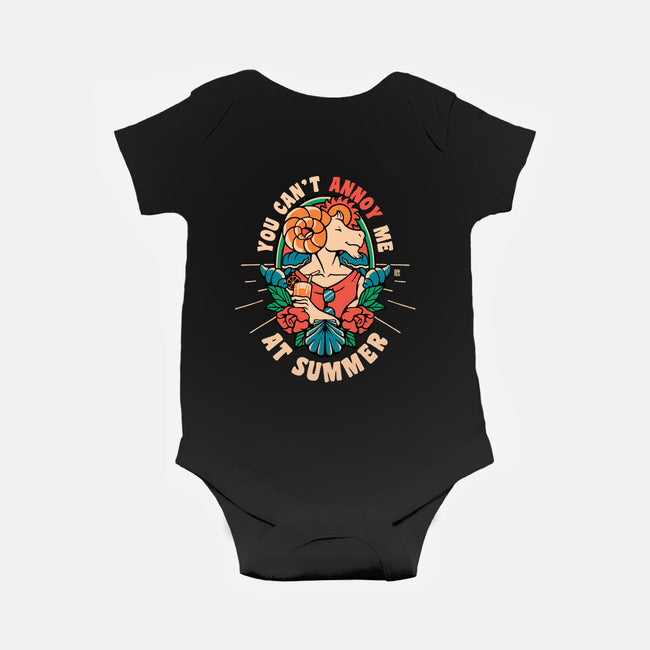 You Can't Annoy Me At Summer-Baby-Basic-Onesie-raffaus
