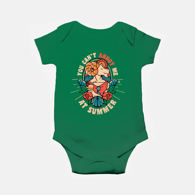 You Can't Annoy Me At Summer-Baby-Basic-Onesie-raffaus