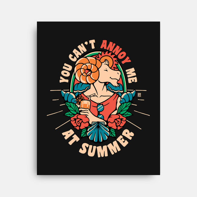 You Can't Annoy Me At Summer-None-Stretched-Canvas-raffaus