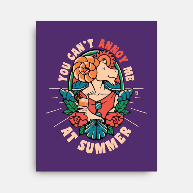 You Can't Annoy Me At Summer-None-Stretched-Canvas-raffaus
