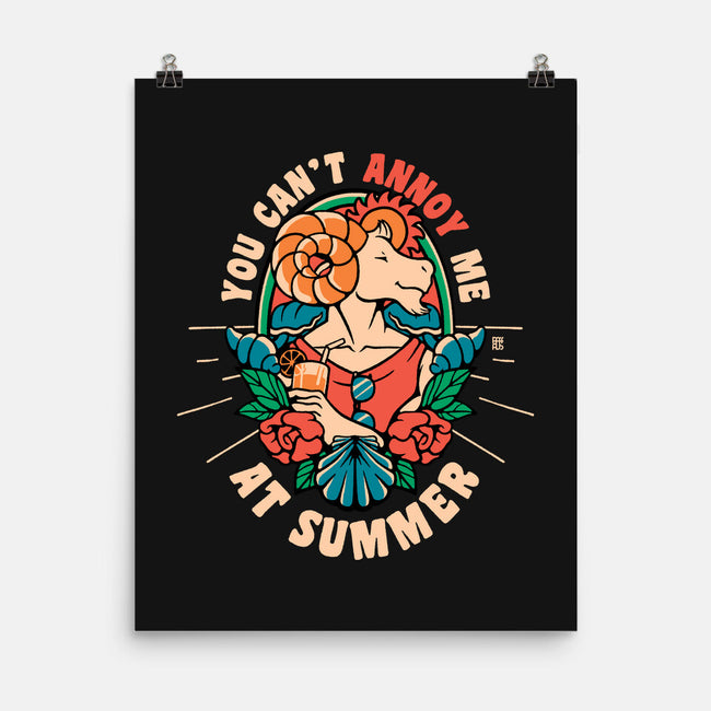 You Can't Annoy Me At Summer-None-Matte-Poster-raffaus