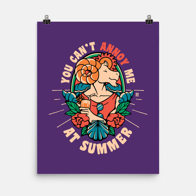You Can't Annoy Me At Summer-None-Matte-Poster-raffaus