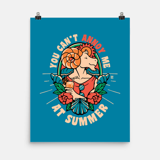 You Can't Annoy Me At Summer-None-Matte-Poster-raffaus
