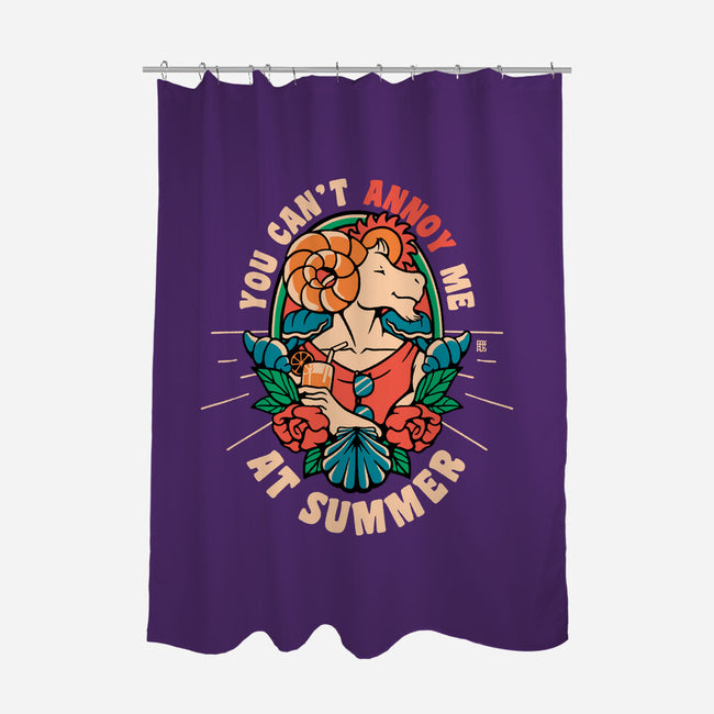 You Can't Annoy Me At Summer-None-Polyester-Shower Curtain-raffaus