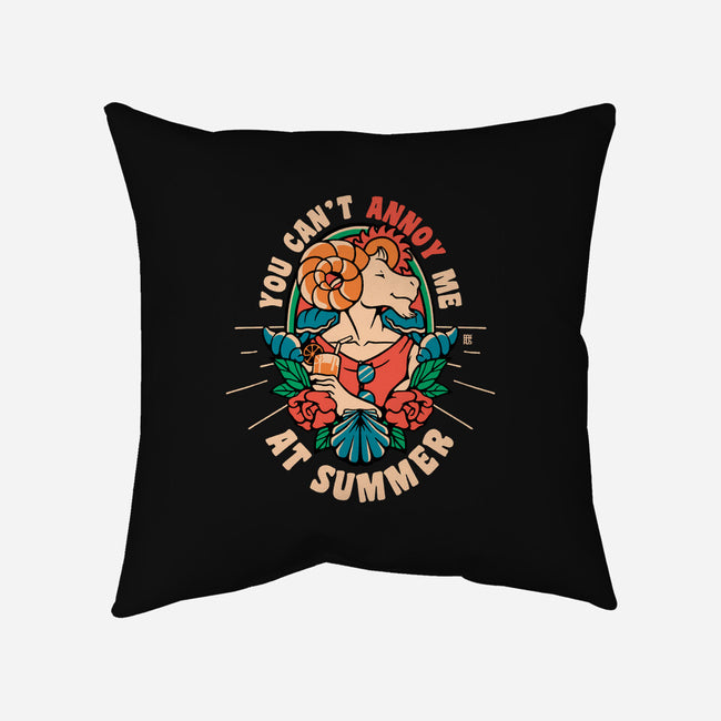 You Can't Annoy Me At Summer-None-Removable Cover w Insert-Throw Pillow-raffaus