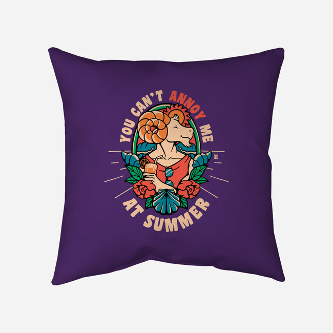 You Can't Annoy Me At Summer-None-Removable Cover w Insert-Throw Pillow-raffaus