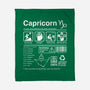 Capricorn Label-None-Fleece-Blanket-DrMonekers