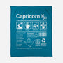 Capricorn Label-None-Fleece-Blanket-DrMonekers