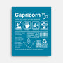 Capricorn Label-None-Stretched-Canvas-DrMonekers