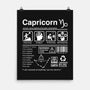 Capricorn Label-None-Matte-Poster-DrMonekers
