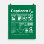 Capricorn Label-None-Matte-Poster-DrMonekers