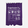 Capricorn Label-None-Polyester-Shower Curtain-DrMonekers