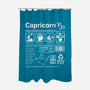 Capricorn Label-None-Polyester-Shower Curtain-DrMonekers